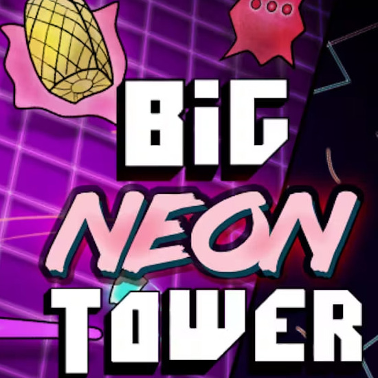 Big Neon Tower Tiny Square